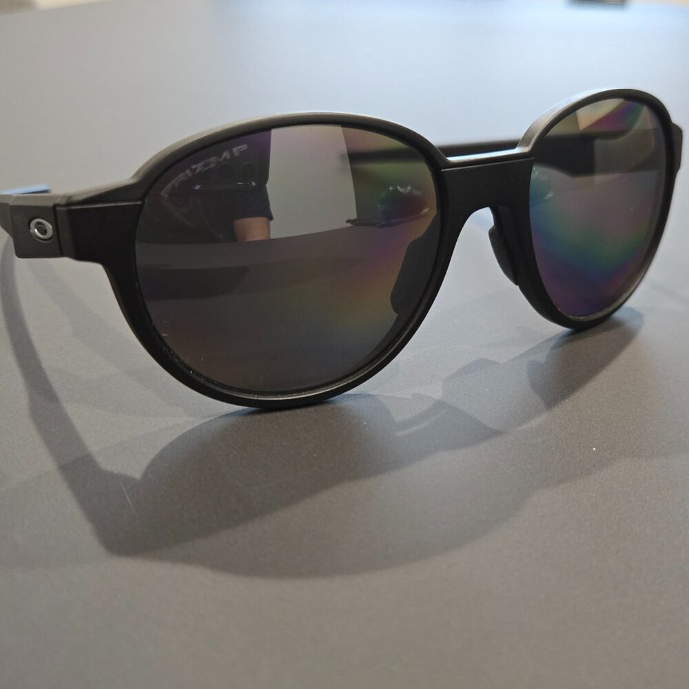 Oakley Coinflip Prizm Sunglasses Matte Black 145 OO4144-0353 53 17